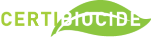 Logo certificat pour l'utilisation et la distribution de produits biocides